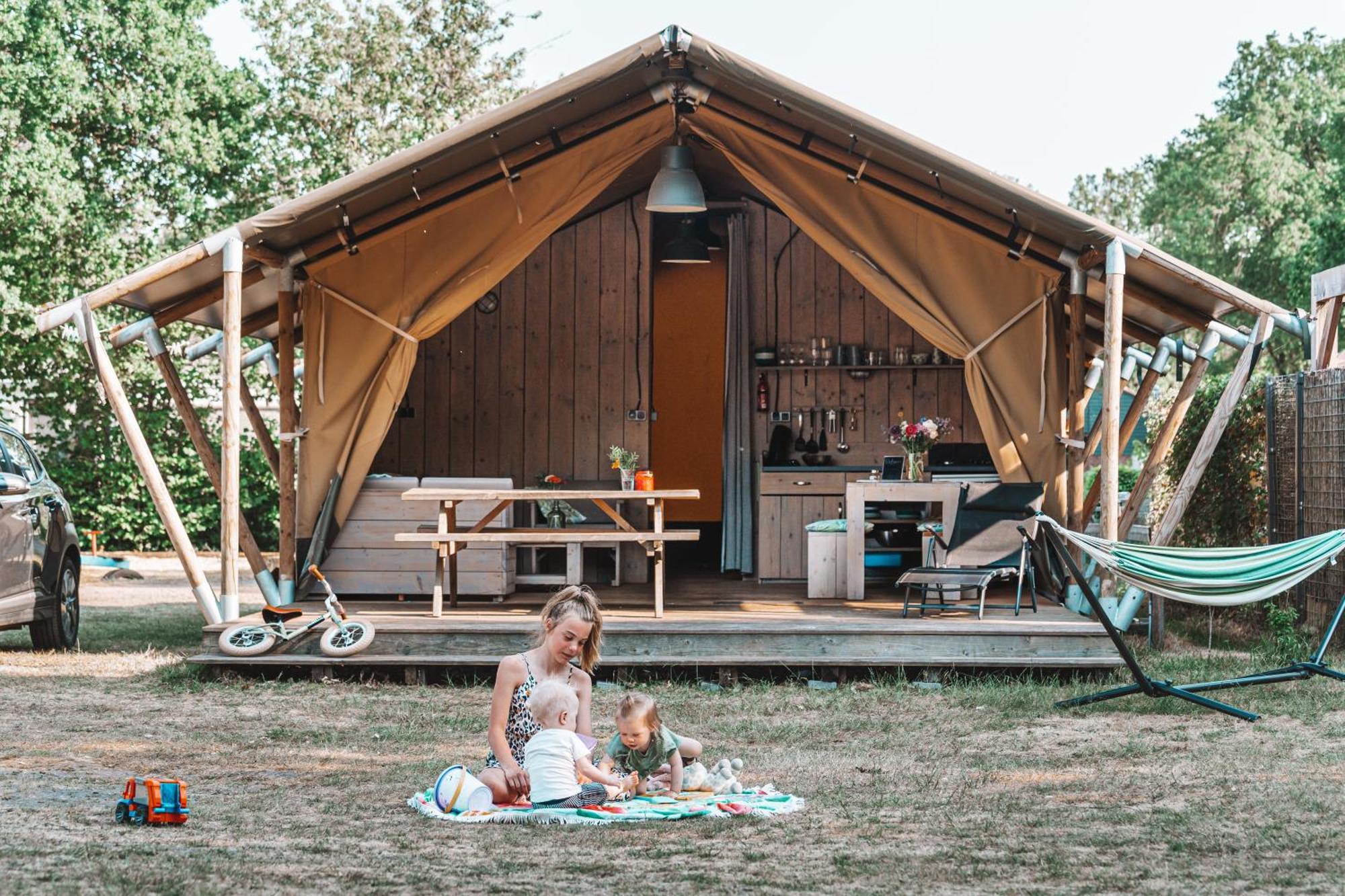 Glamping Holten Luxe Safaritent 1 Dış mekan fotoğraf